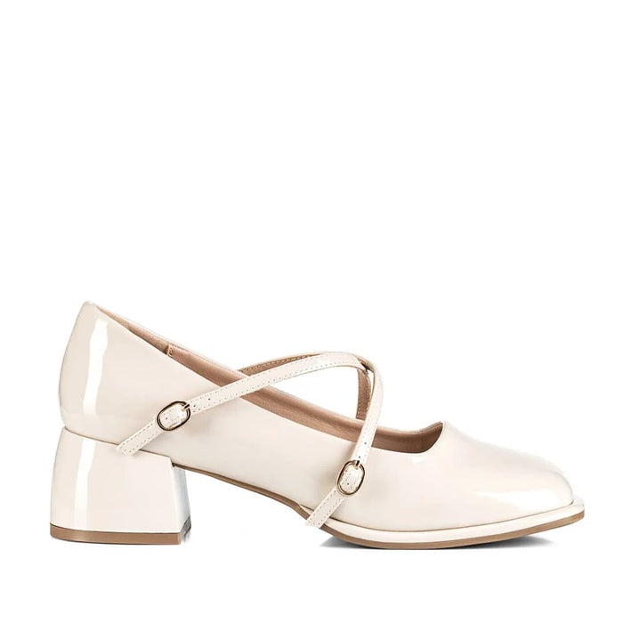 weide ZAPATOS MARY JANE MUJER BEIGE WEIDE YL65 Liquidación