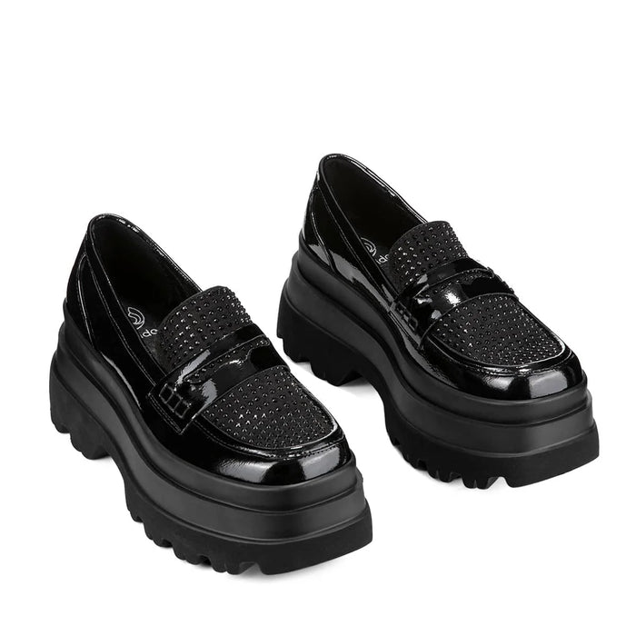 weide MOCASIN PLANO MUJER NEGRO WEIDE DH77 Libre de impuestos