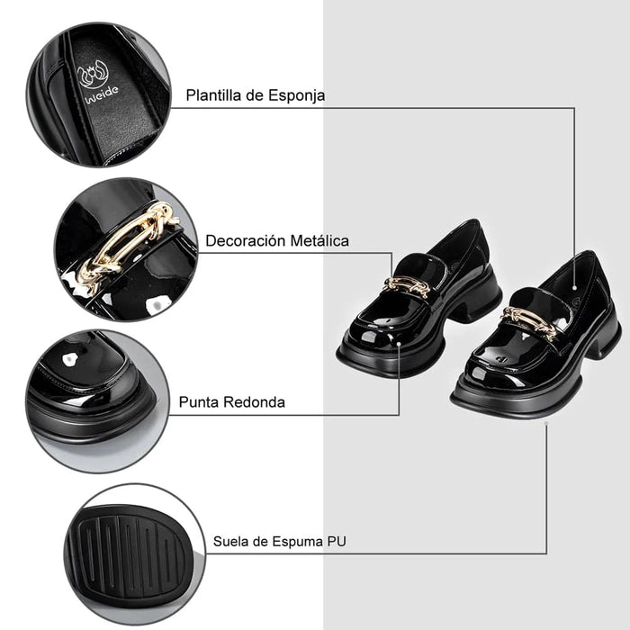 weide MOCASIN PLANO MUJER NEGRO WEIDE GH113 Grandes descuentos
