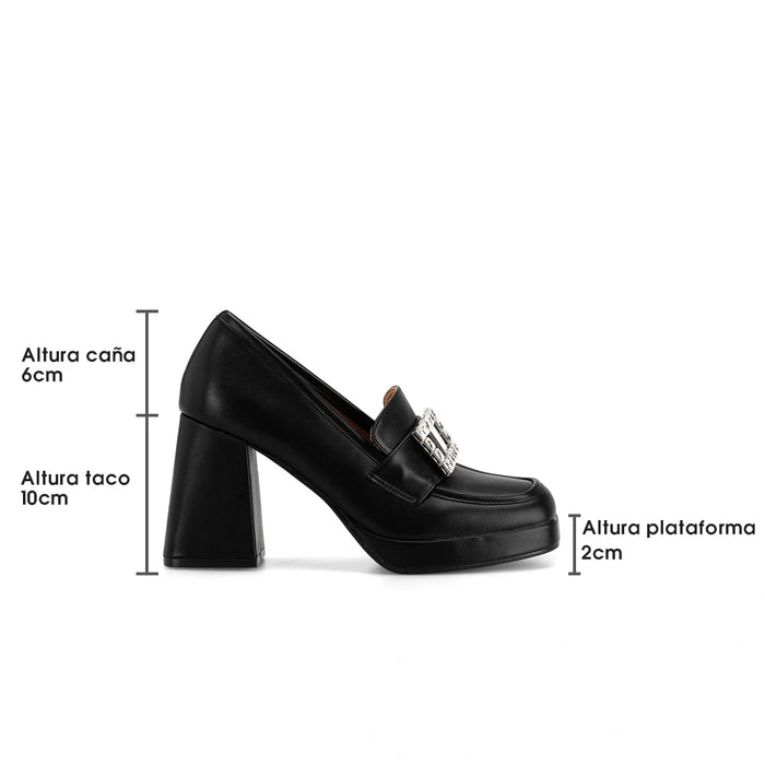 weide Mocasin Mujer Guillermina Negro Weide En oferta