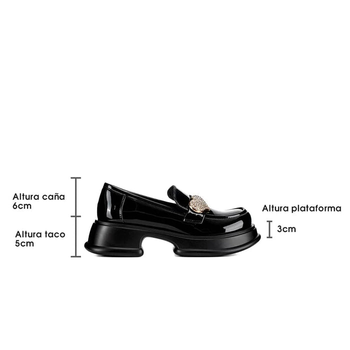 weide MOCASIN PLANO MUJER NEGRO WEIDE GH112 Última moda