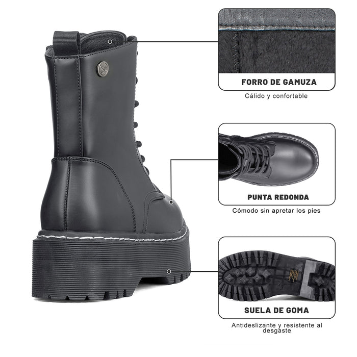 weide Botine Mujer Carlota Negro Weide Ofertas especiales