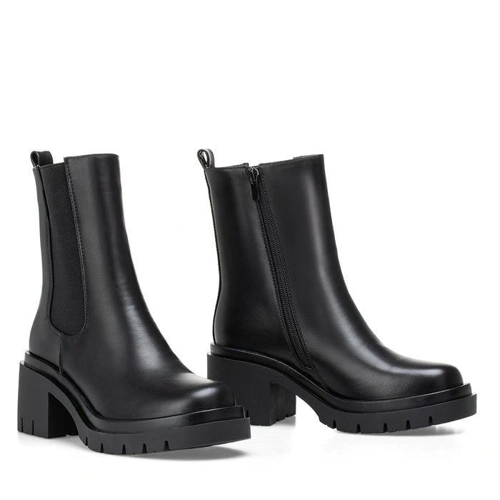 weide Botin Mujer Clara Negro Weide Devoluciones gratuitas