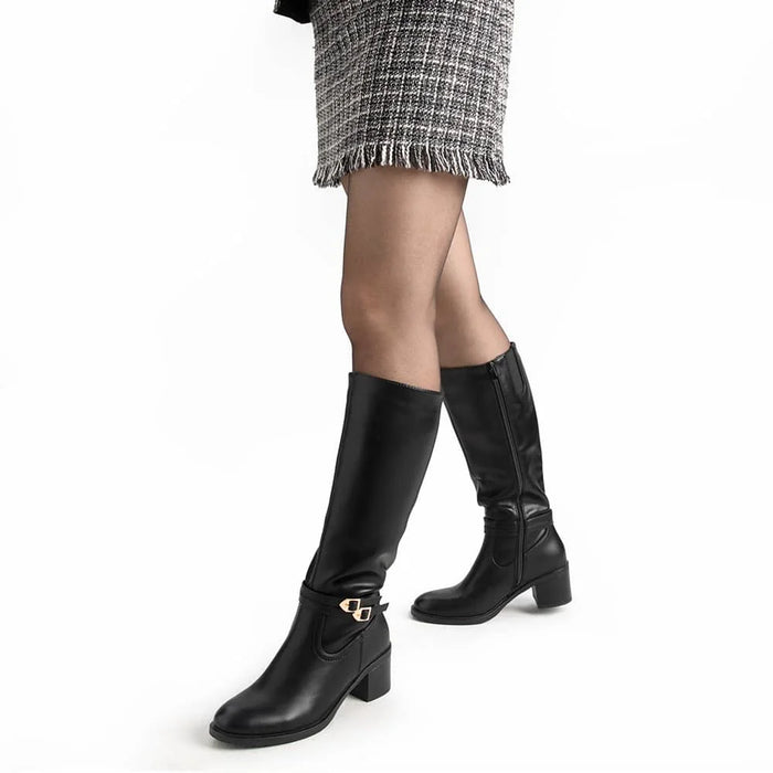 weide BOTAS TACO MUJER NEGRO WEIDE CZY582 Rebajas baratas