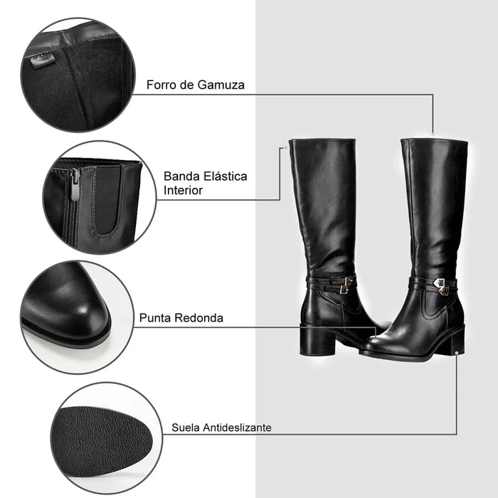 weide BOTAS TACO MUJER NEGRO WEIDE CZY582 Rebajas baratas