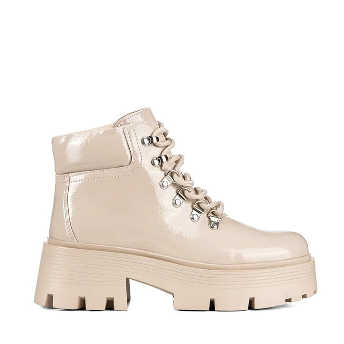 weide BOTINES PLATAFORMA MUJER BEIGE WEIDE DH56 Envío internacional gratuito