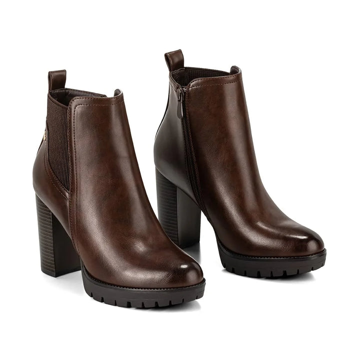 weide BOTINES TACO MUJER MARRON WEIDE QBM06 Ofertas especiales