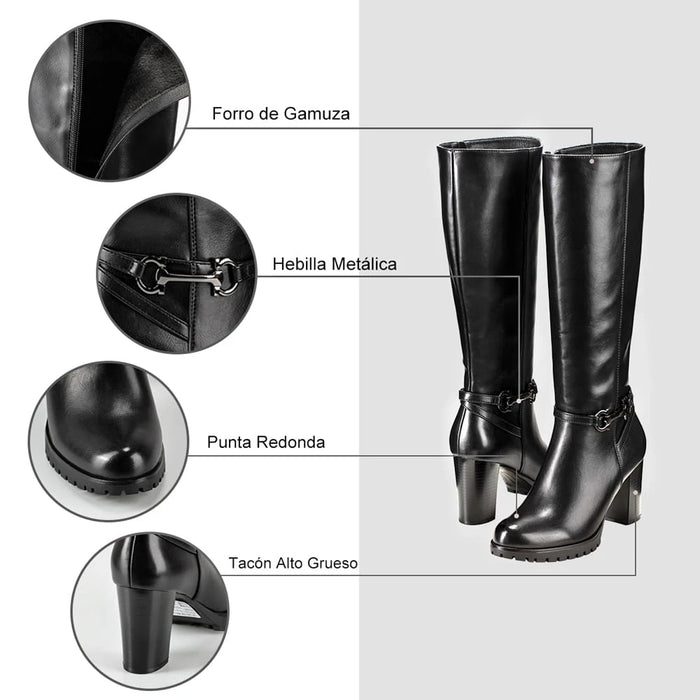 weide BOTAS TACO MUJER NEGRO WEIDE QBM01 Devoluciones gratuitas