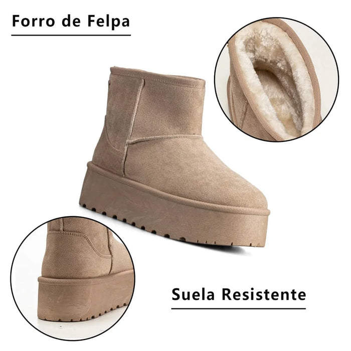 weide BOTAS DE NIEVE MUJER CAQUI WEIDE LT122 Venta caliente