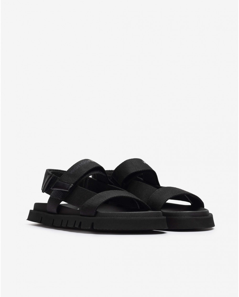 wonders Sandalias tira adherente Negro Precios de Black Friday