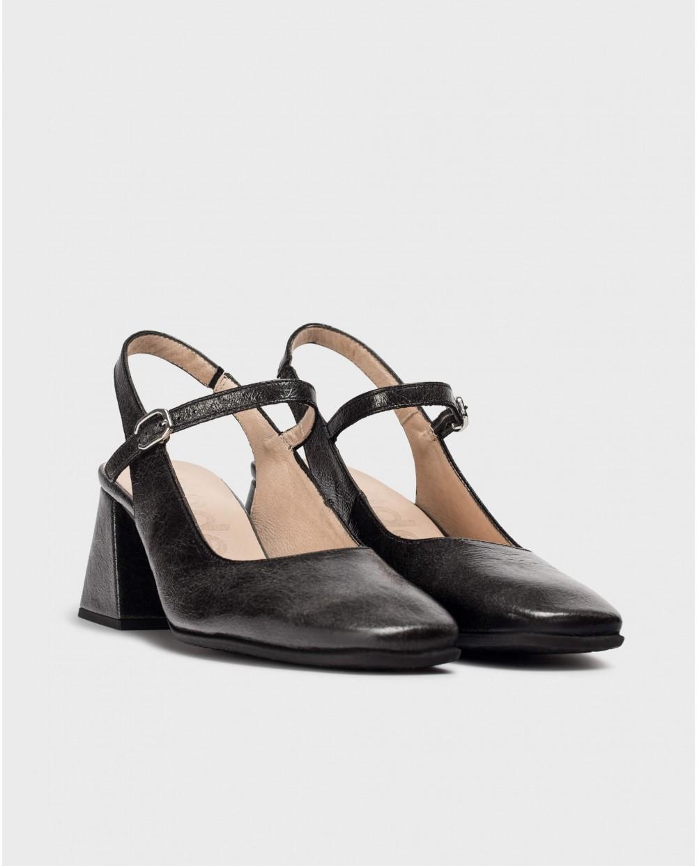 wonders Zapatos destalonados JANE Negros 2025