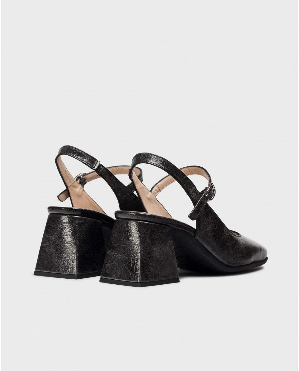 wonders Zapatos destalonados JANE Negros 2025