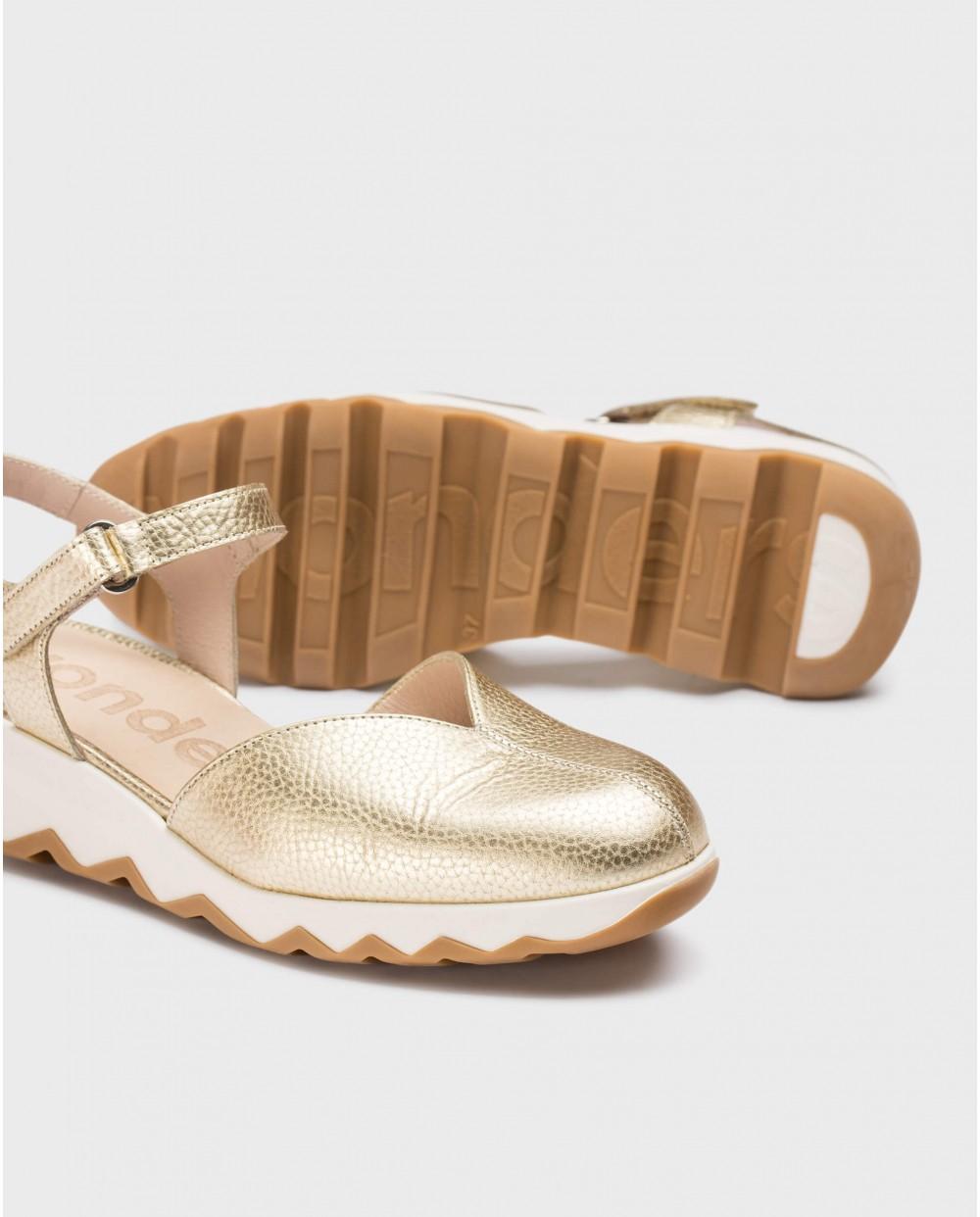 wonders Zapatos SAMARA Oro Outlet