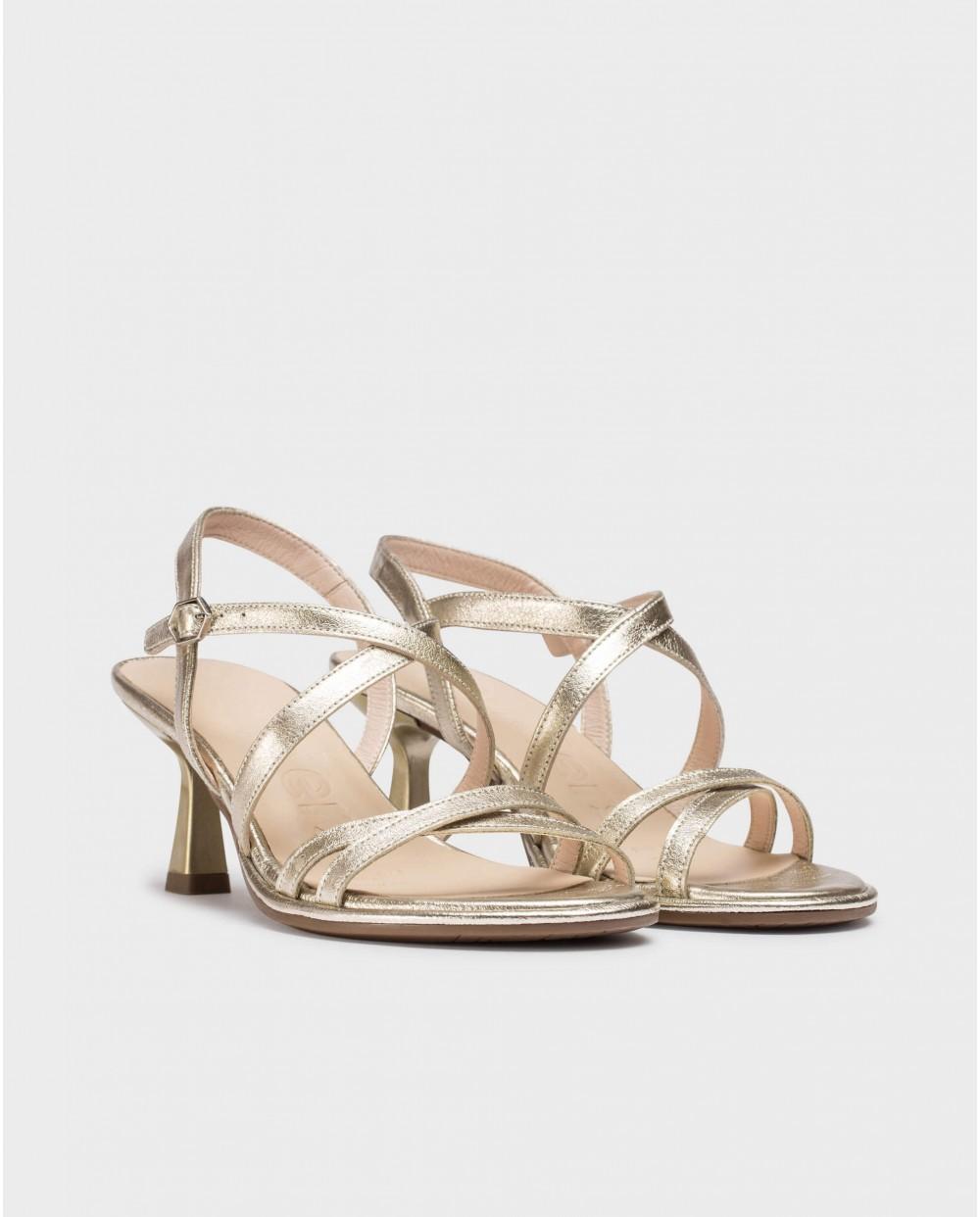 wonders Sandalias KAIA Oro Outlet online