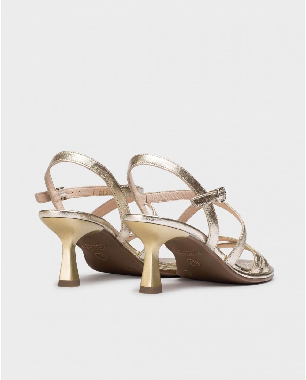 wonders Sandalias KAIA Oro Outlet online