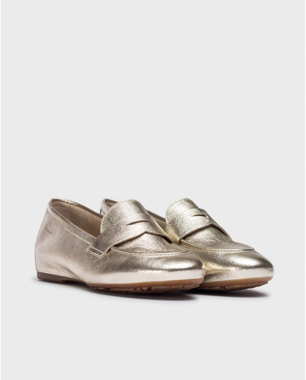 wonders Mocasines ANITA Oro Rebajas