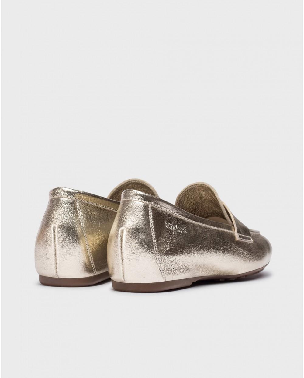 wonders Mocasines ANITA Oro Rebajas