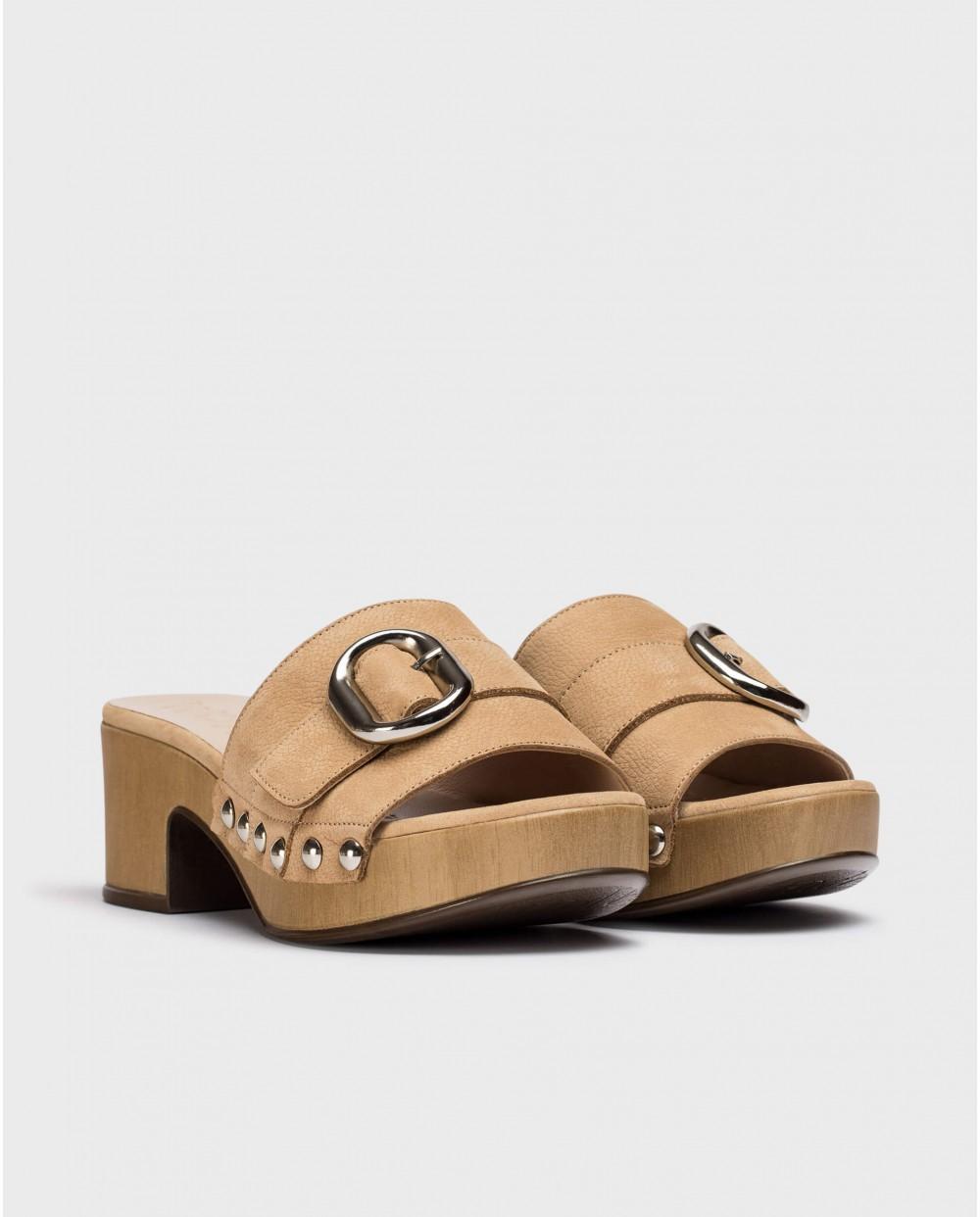 wonders Sandalias BIANCA Marrones Ofertas