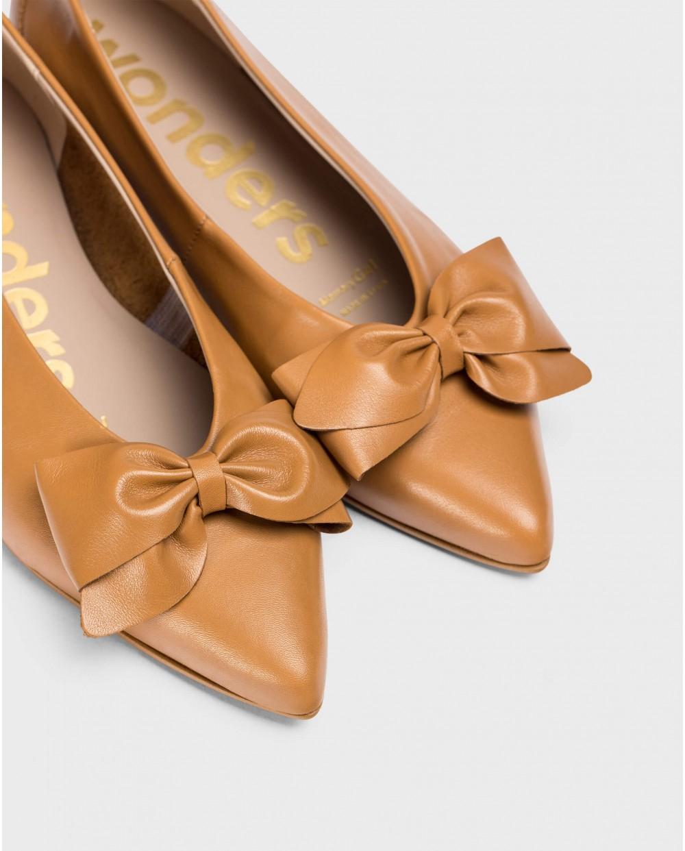 wonders Bailarinas ALONDRA Marrones En oferta