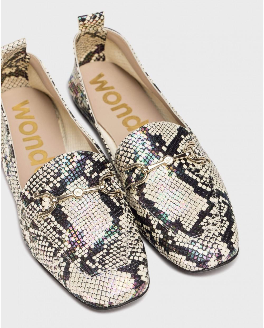 wonders Mocasines ERA Serpiente Oferta especial