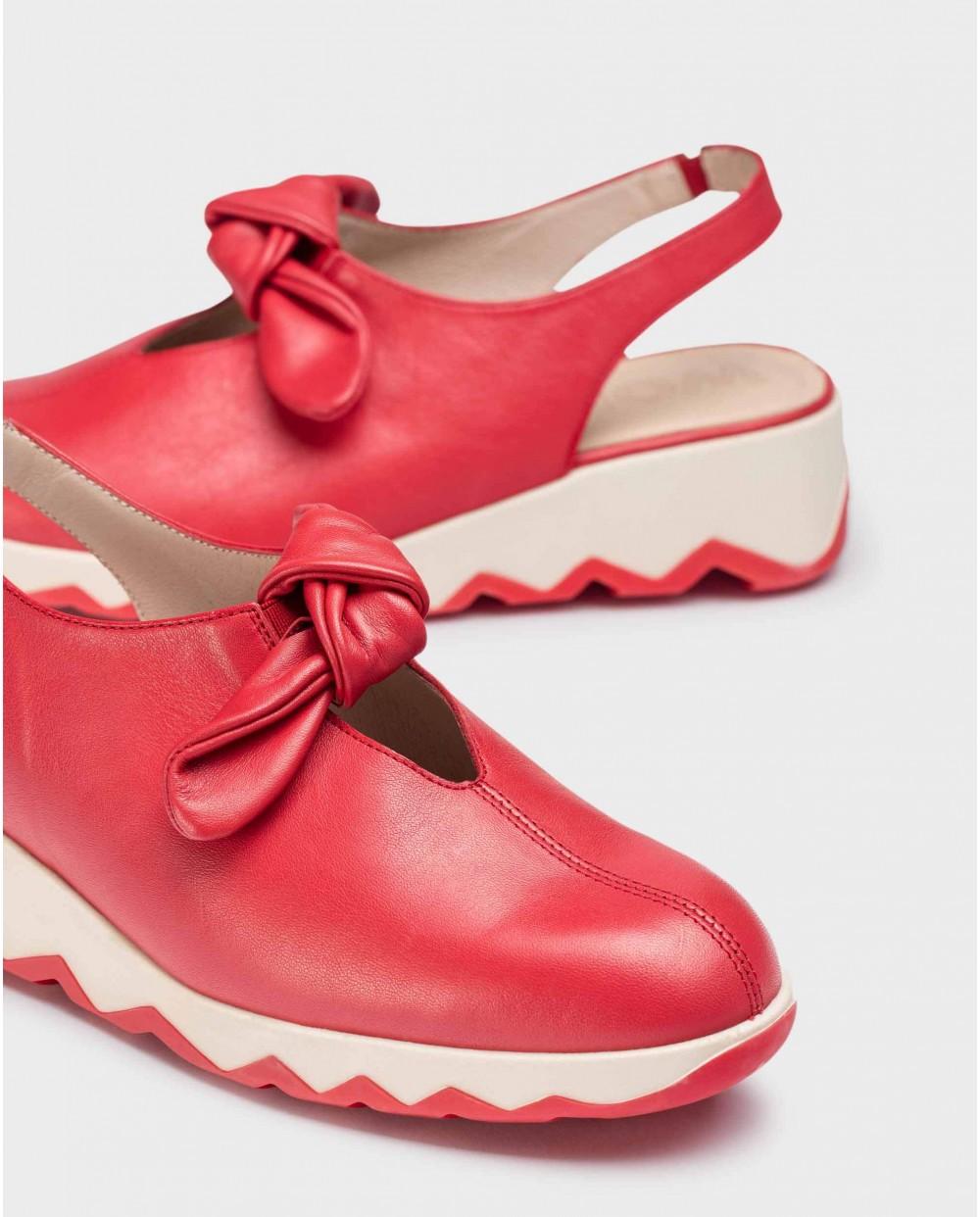 wonders Zapatos AIXA Rojos ÚLTIMAS EDICIONES