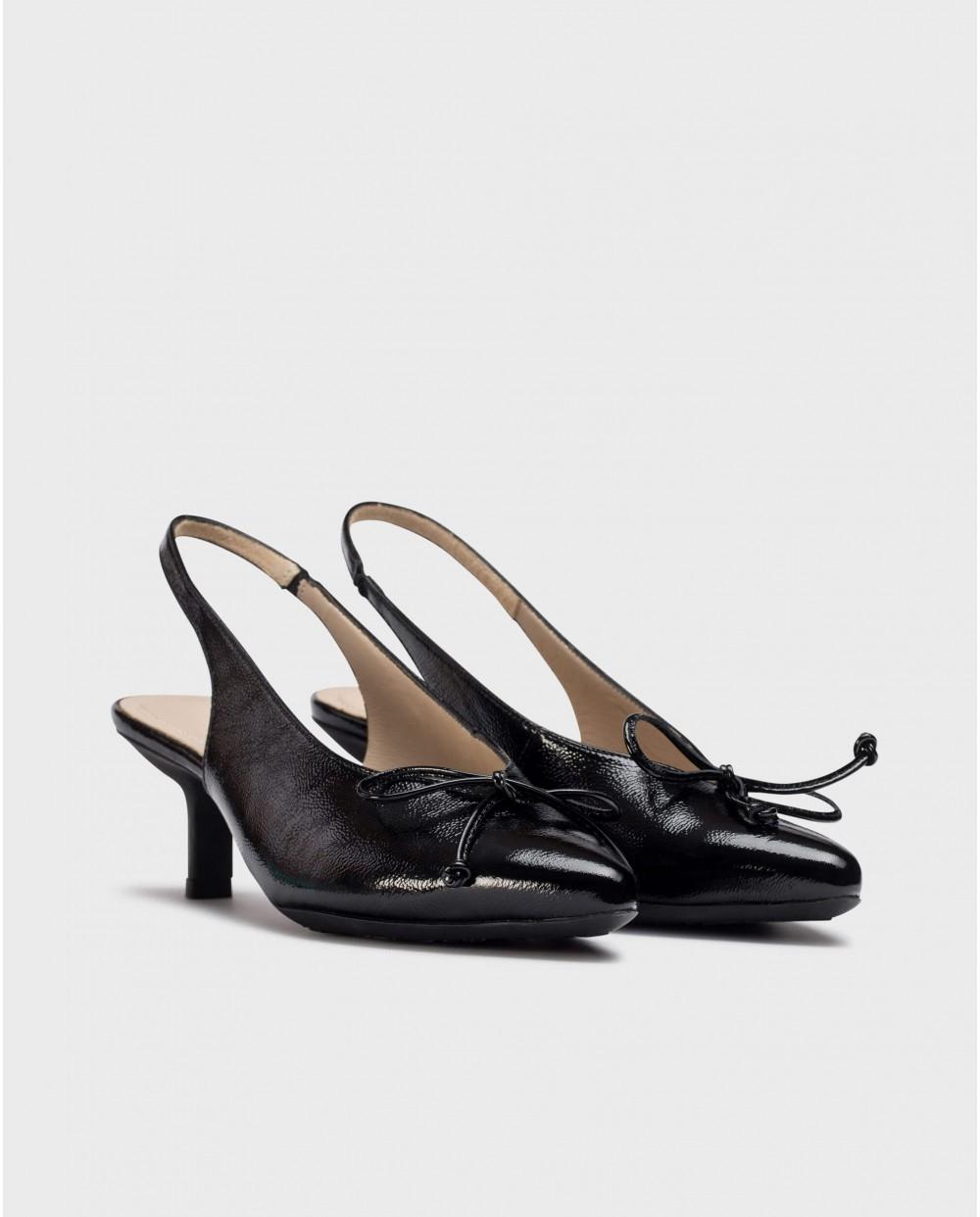 wonders Zapatos destalonados INGRID Negros Superdescuento