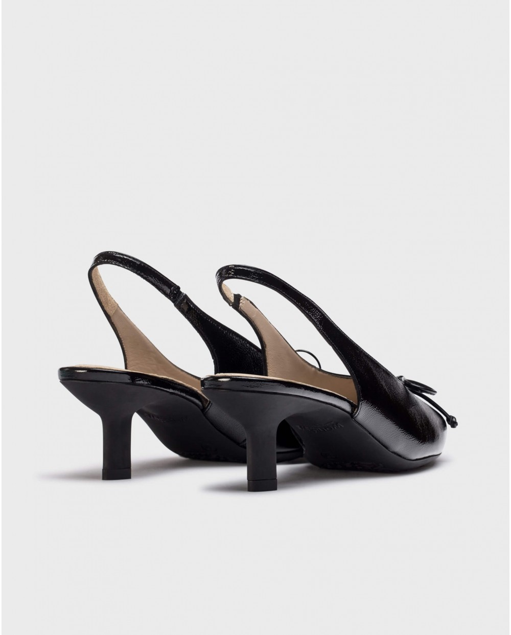 wonders Zapatos destalonados INGRID Negros Superdescuento