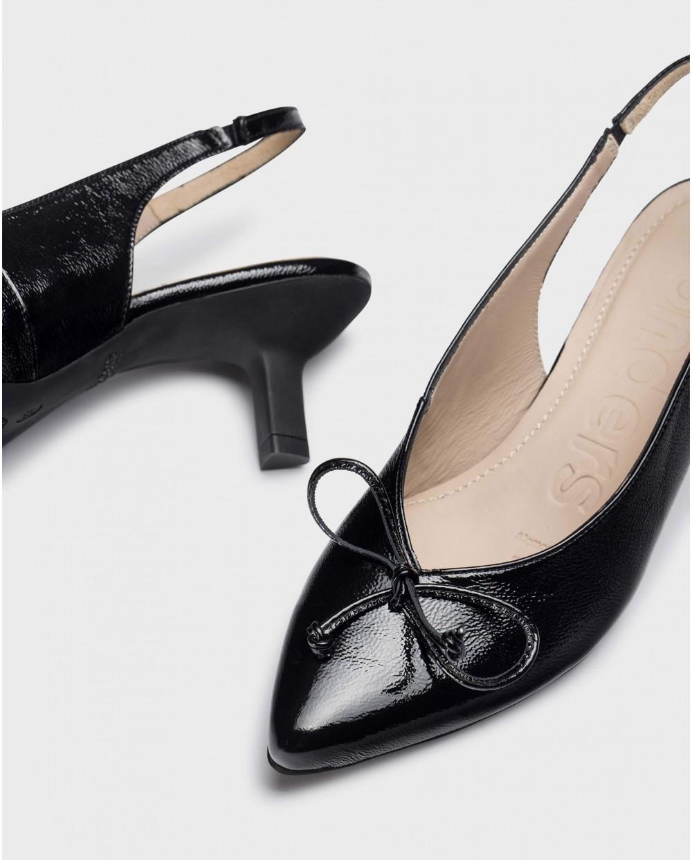 wonders Zapatos destalonados INGRID Negros Superdescuento