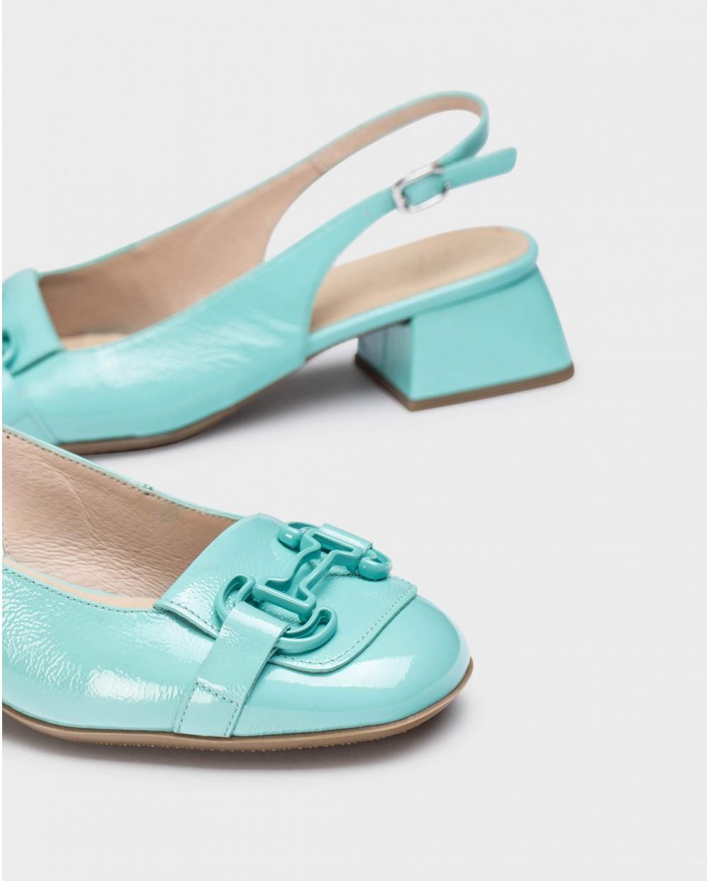 wonders Zapatos CHARO Azules Descuentos del mes