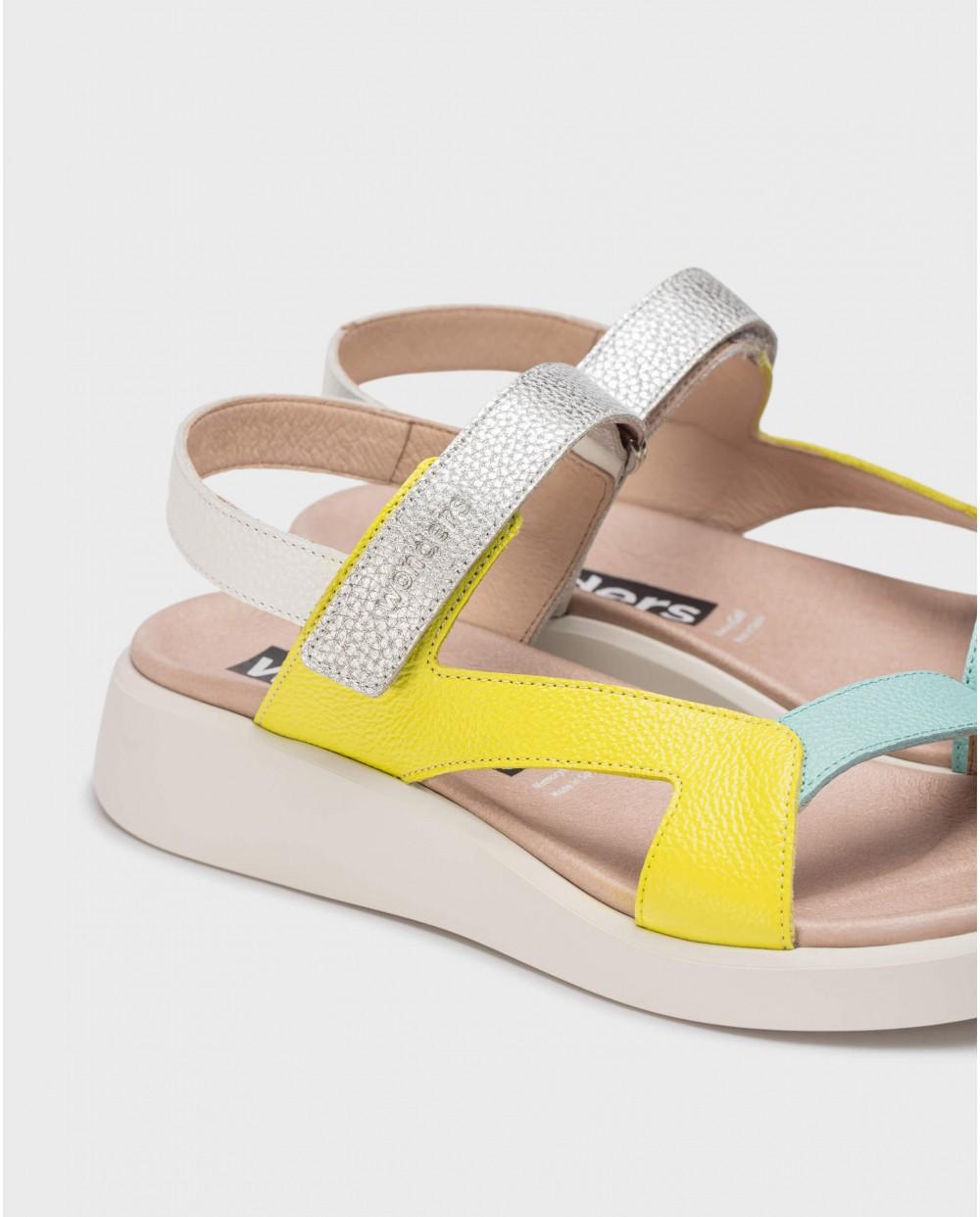 wonders Sandalias HALI Azul Descuento por venta flash