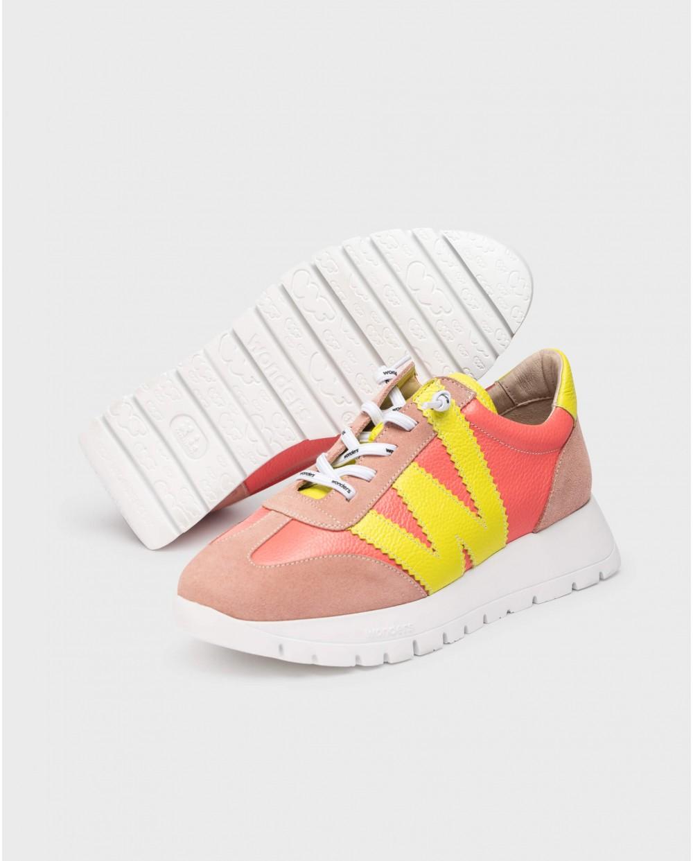 wonders Deportivas RACER Coral Grandes ahorros