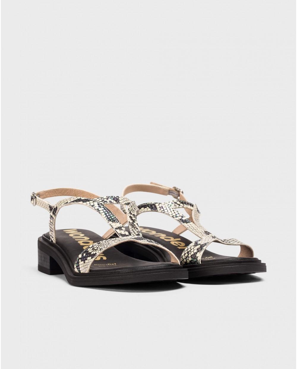 wonders Sandalias ANAHÍ Serpiente Ofertas