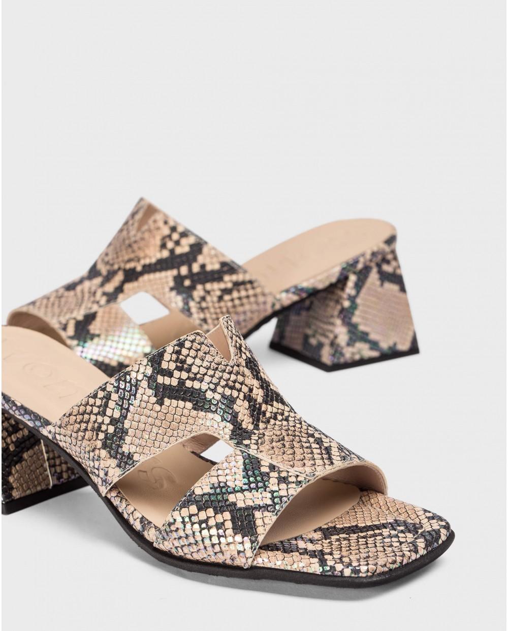 wonders Sandalias FLAVIA Serpiente Venta caliente