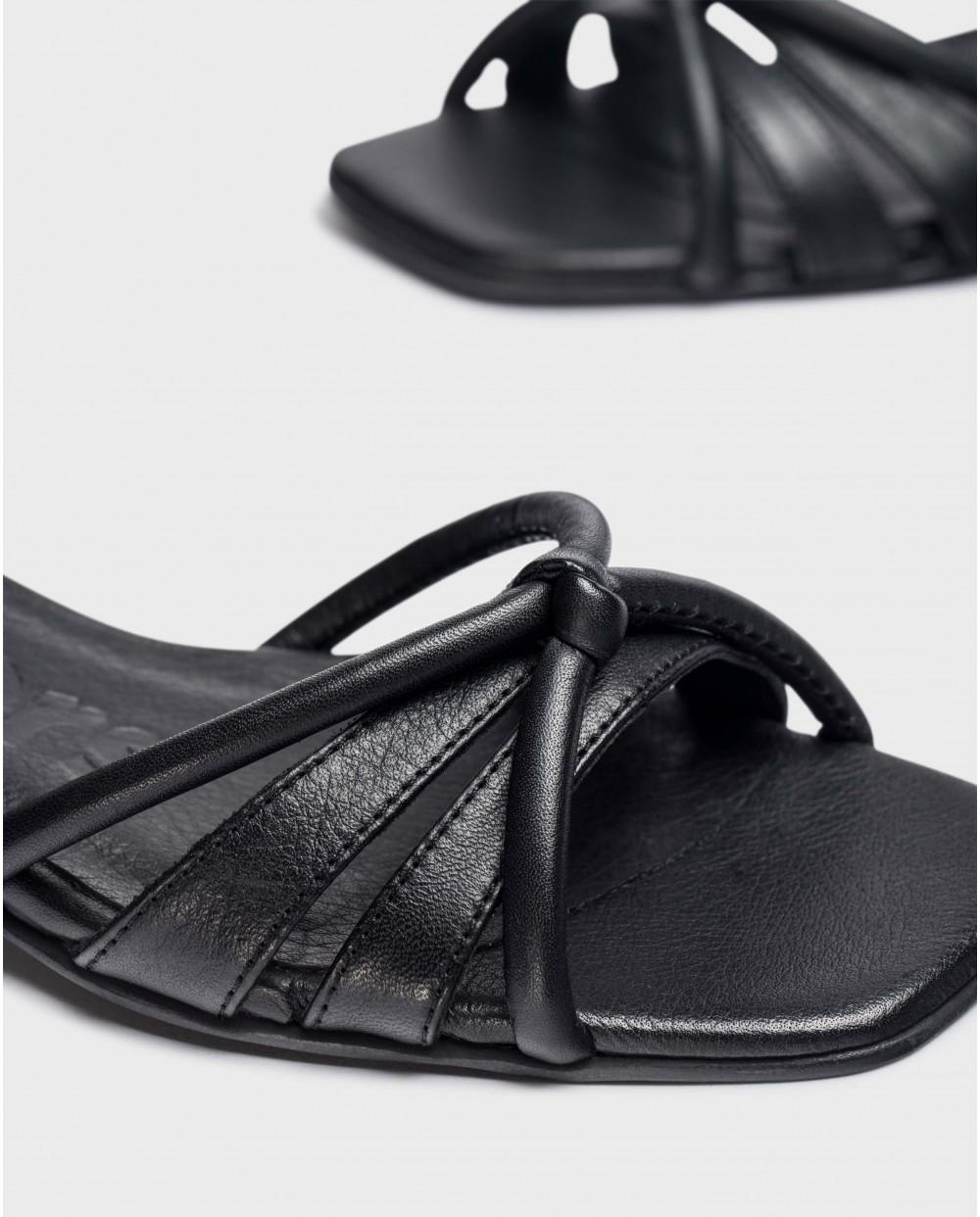 wonders Sandalias NALA Negra Rebajas de fábrica