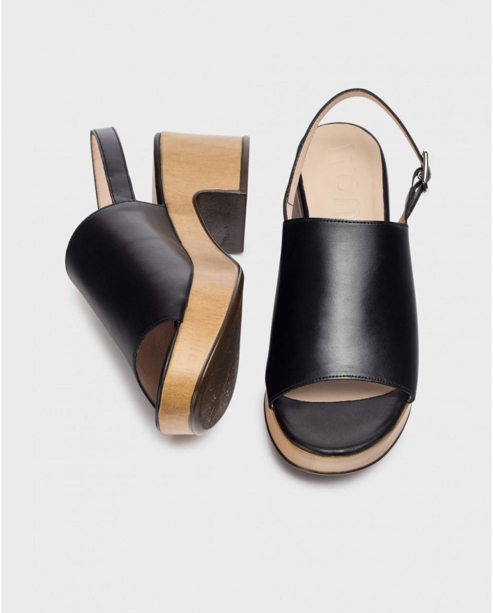 wonders Sandalias MIÉRCOLES 50-P Negras Ventas relámpago