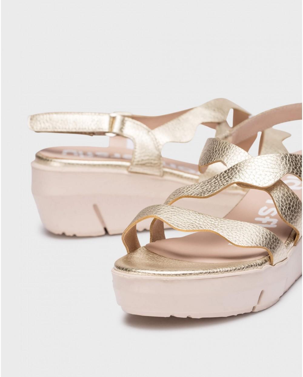 wonders Sandalias COLORADO Platino Tienda