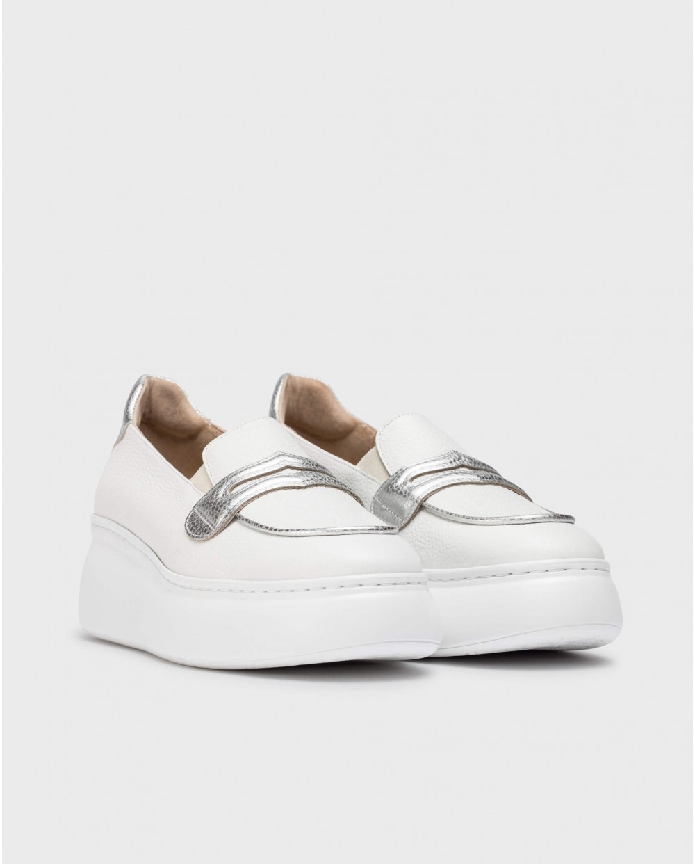wonders Mocasines BACÁN Blancos Oferta especial