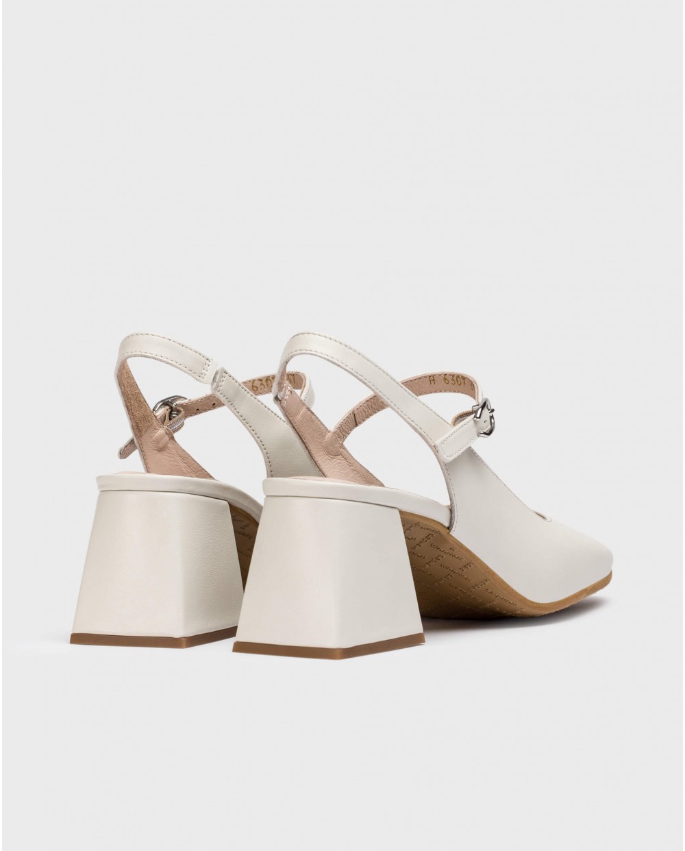 wonders Zapatos destalonados JANE Blancas Último día