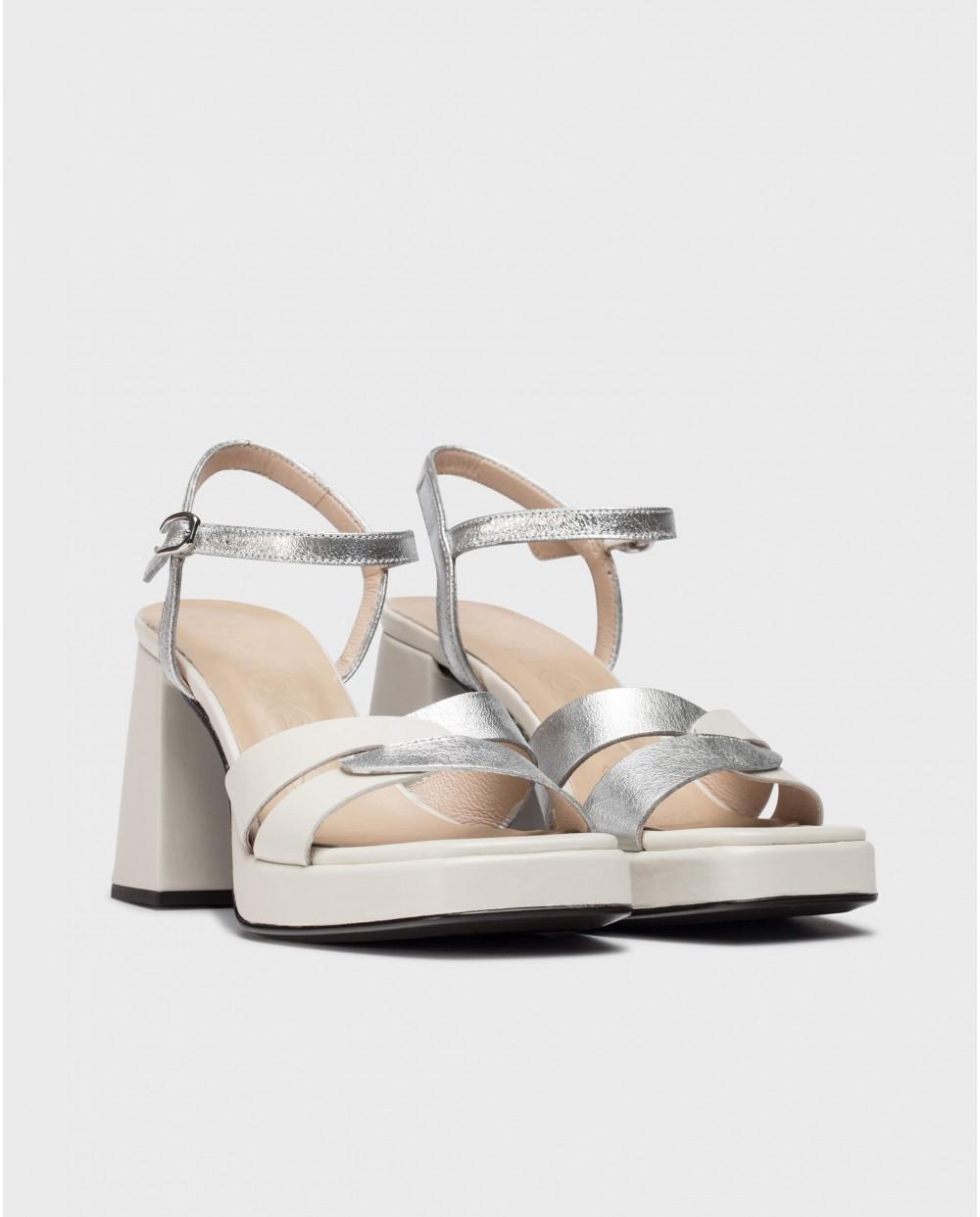 wonders Sandalias VERA Blancas Precio de fábrica
