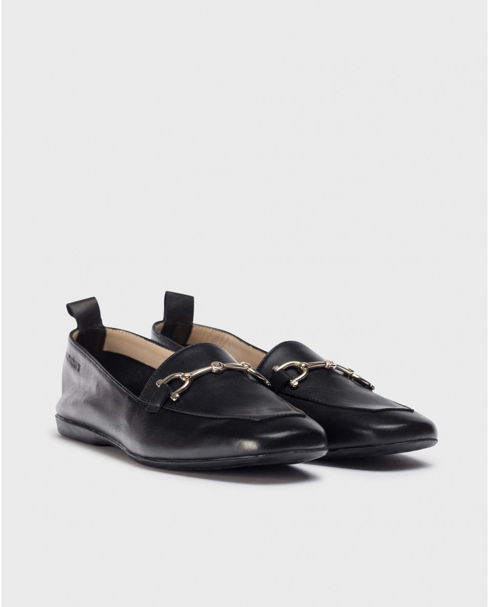 wonders Mocasines ERA Negros Tienda de fábrica