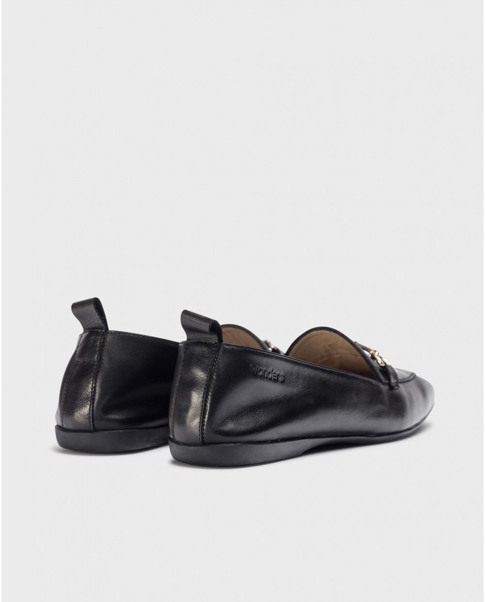 wonders Mocasines ERA Negros Tienda de fábrica