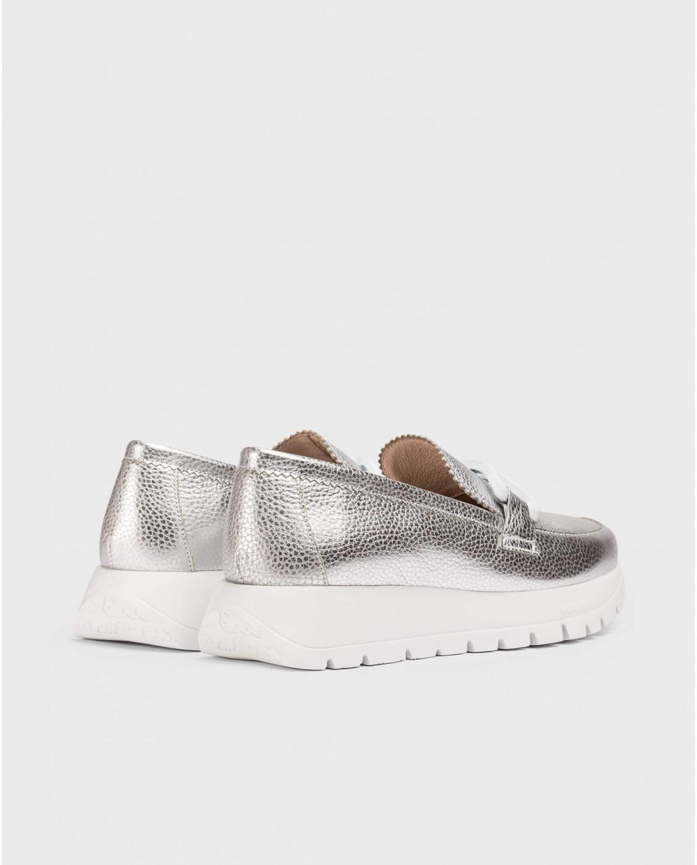 wonders Mocasines AURA Plata Última moda