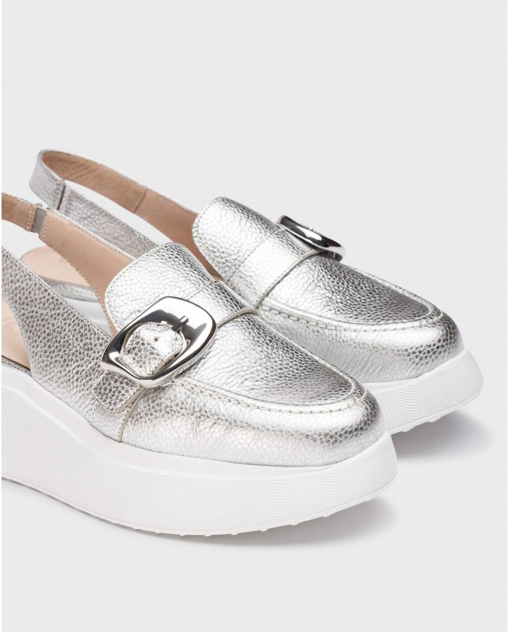 wonders Zapatos Destalonados ACALIA Plata Descuento por venta flash