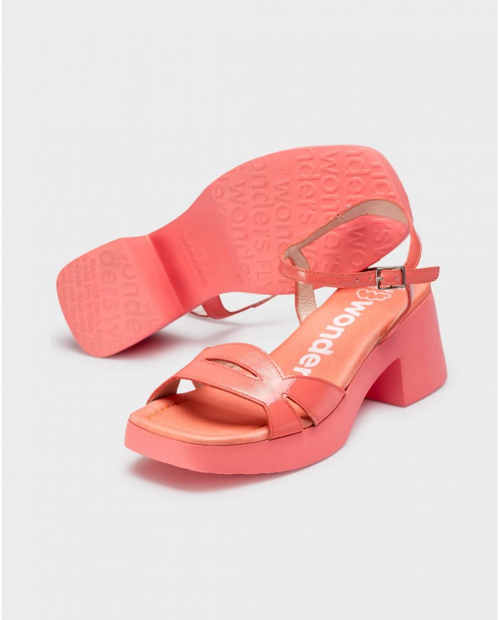 wonders Sandalias HURA Coral Grandes ahorros