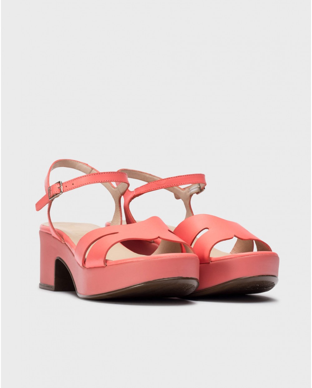 wonders Sandalias ELARA Coral Precio ultrabajo