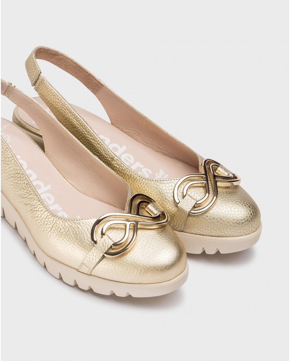 wonders Zapatos destalonados GALE Oro En línea