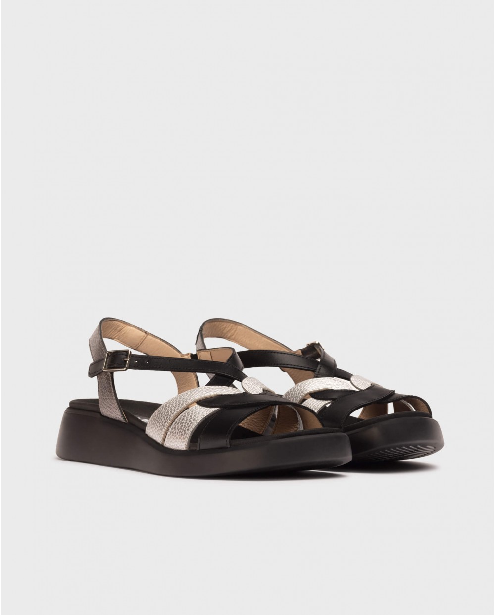 wonders Sandalias PATERNA Negras Ofertas