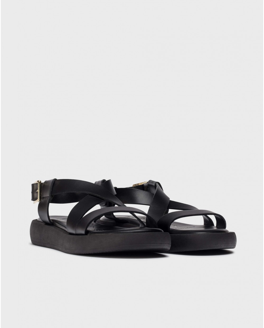 wonders Sandalias AUSTRA Negras Venta caliente