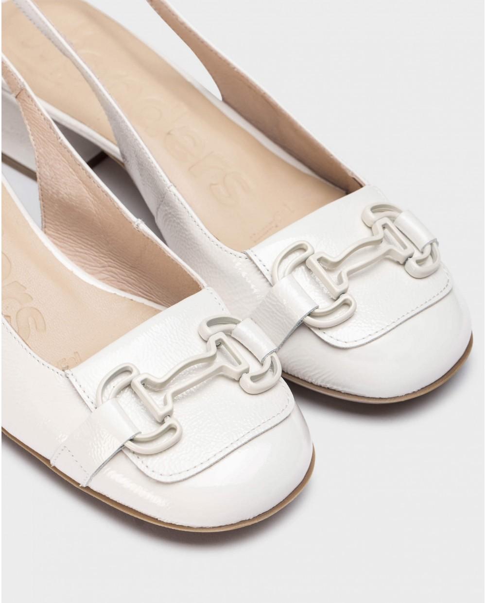 wonders Zapatos CHARO Blancos Rebajas baratas