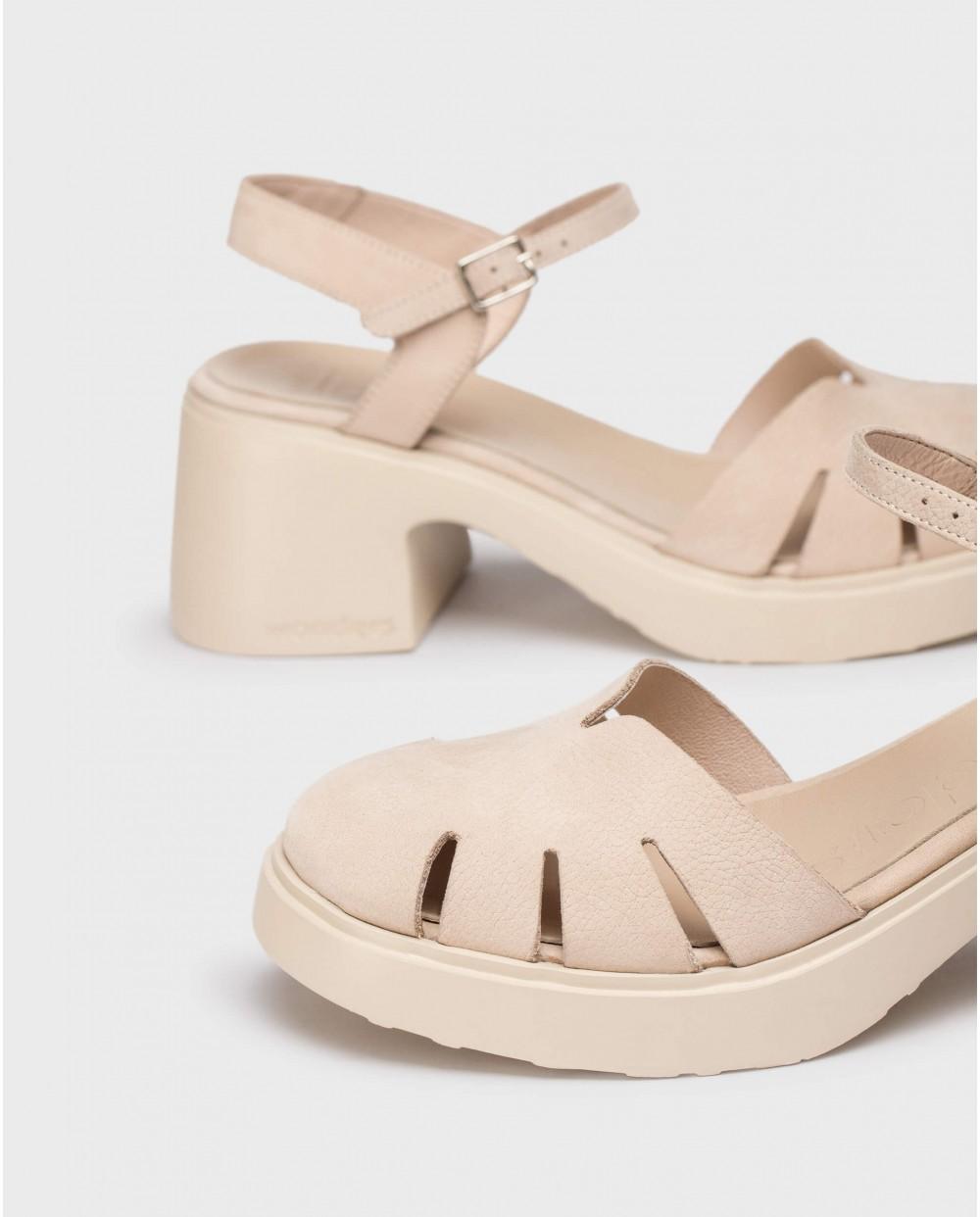 wonders Sandalias HAIZEA Rosas Descuento